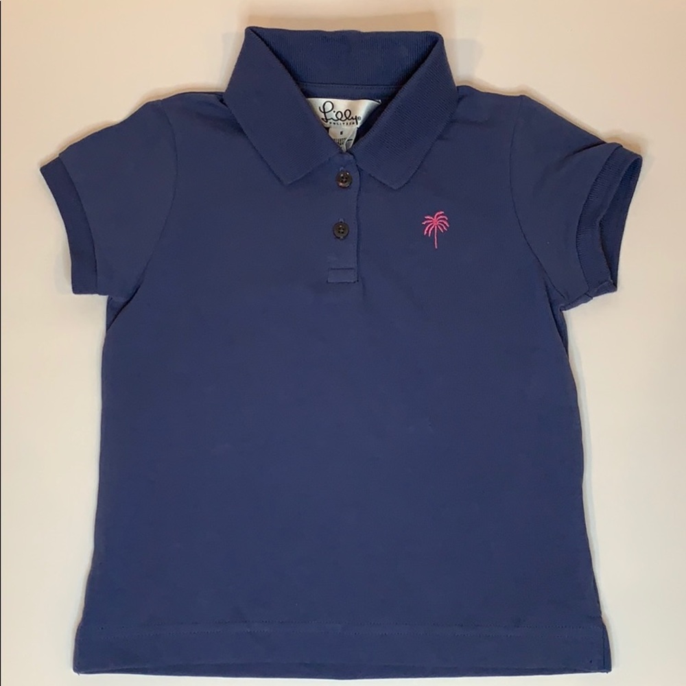 NWT Lilly Pulitzer Girls SS Navy Polio Size 5